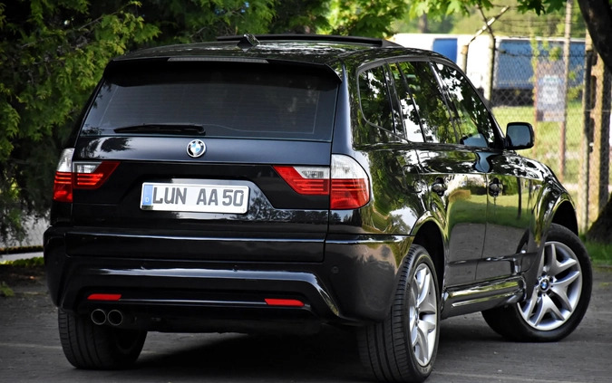 BMW X3 cena 31900 przebieg: 272541, rok produkcji 2007 z Pakość małe 781